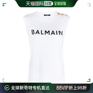 韩国直邮BALMAIN24SS短袖T恤女CF1ED001BB02GAB WHITE