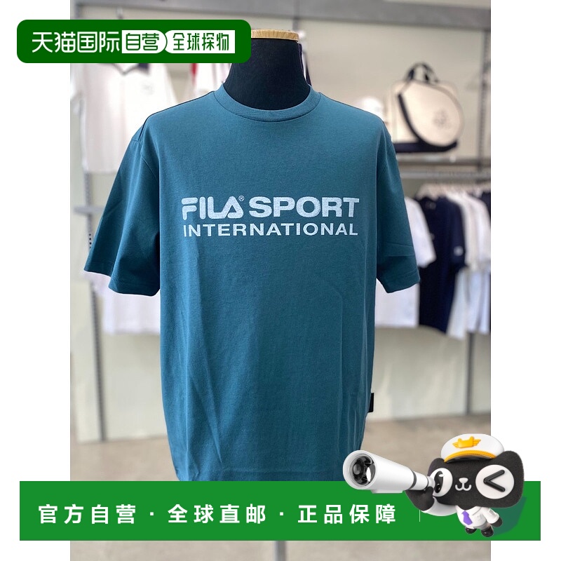 韩国直邮FILA [shop] 惠勒 FS2RSG2132X DTL 户外徽标短袖 T 恤