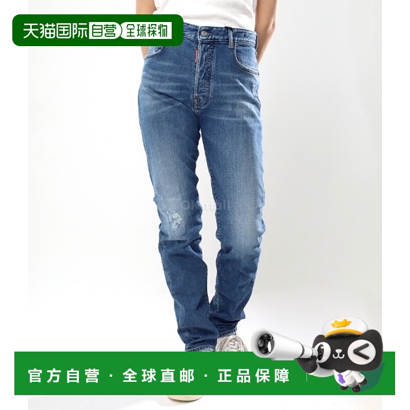 韩国直邮DSQUARED2 S72LB0705 S30663 470 牛仔裤直筒裤