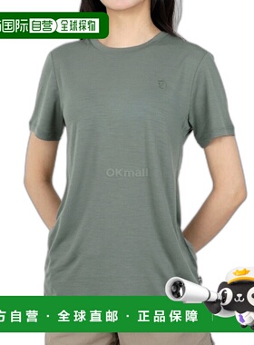 韩国直邮FJALLRAVEN 阿比斯库羊毛 SS W 短袖上衣 84101/614