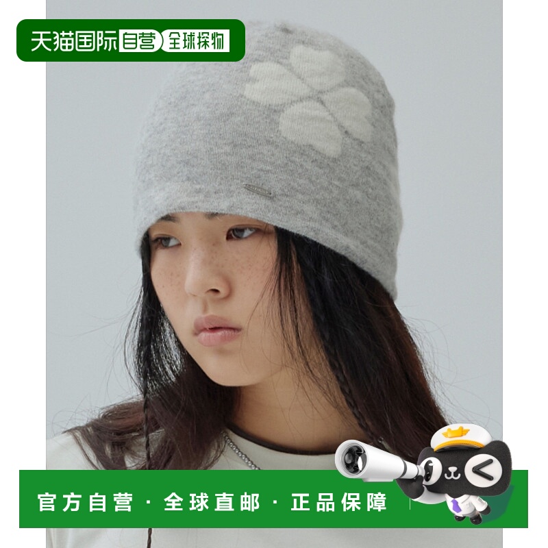 韩国直邮COVERNAT WOMAN 女士帽子CO2404CA72GR CLOVER HEART ANGO