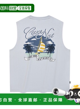 韩国直邮COVERNAT 公用运动背心CO2402ST27LB SUNSET BOAT GRAPHI