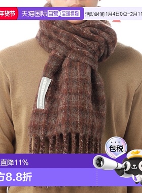 韩国直邮OUR LEGACY ESTATE SCARF Dorf 格纹毛绒羊驼围巾 (A4258