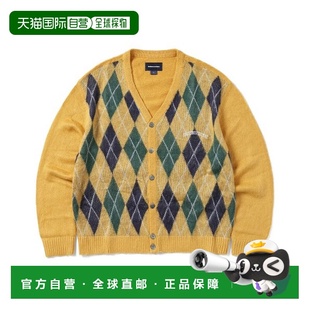 Cardigan Argyle OrangeTN223KKNCK 开衫 韩国直邮THISISNEVERTHAT