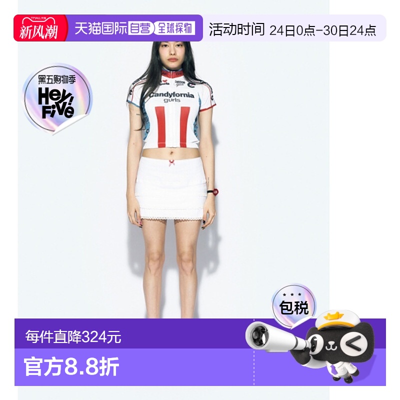 韩国直邮ASIF CALIE 女士自行车骑行服CA24BST007WT ZIPUP BICYCLE