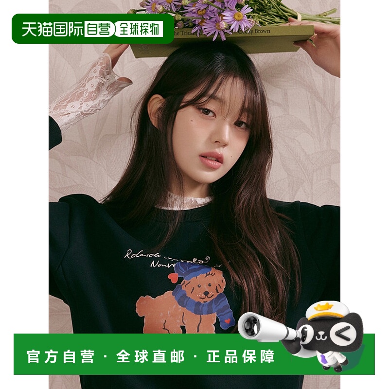 韩国直邮rolarola英少女甜美清新日常24年新款秋冬卫衣306043322