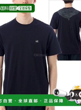 韩国直邮CP COMPANY 30/1 球衣徽标 T 恤（18CMTS030A 005100W 88