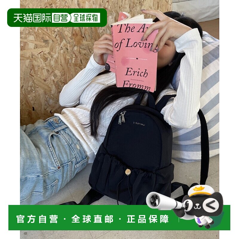 韩国直邮JESTINA 女士背包 JHNEHB5BS145BK260尼龙双肩包