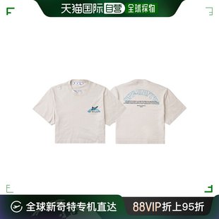 灰白色 OWAA090S23JER0030944 蝴蝶 T恤 韩国直邮 商标 短袖