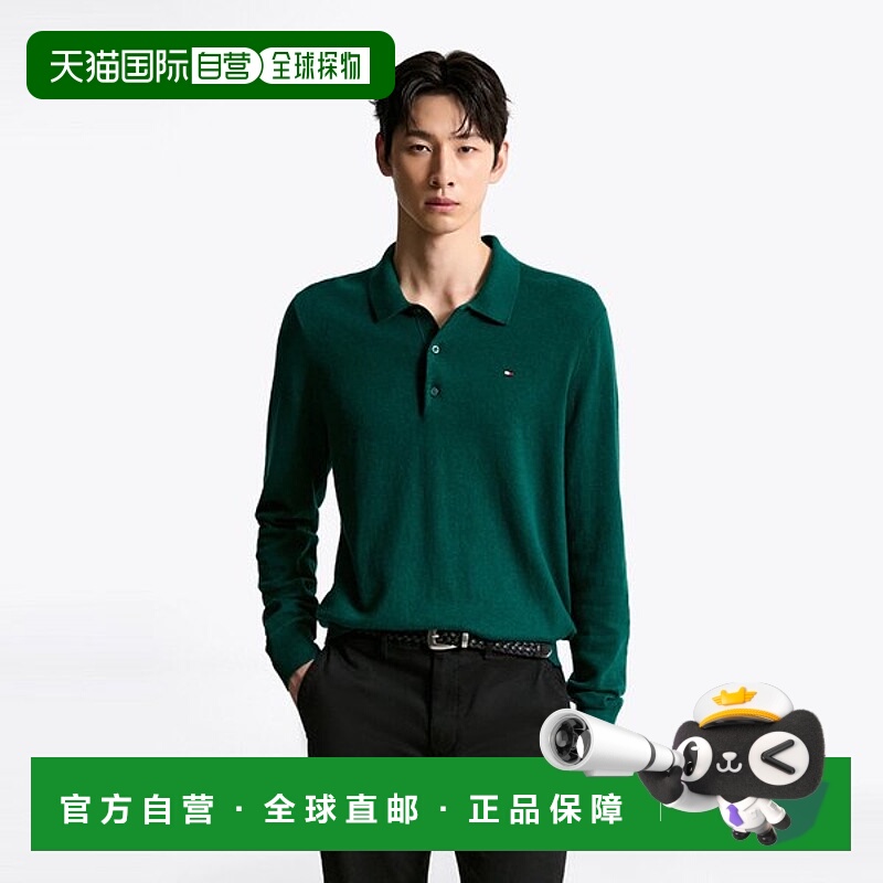 韩国直邮TOMMY HILFIGER 羊绒混纺马球毛衣 T12F7KPN150MT1MQ8
