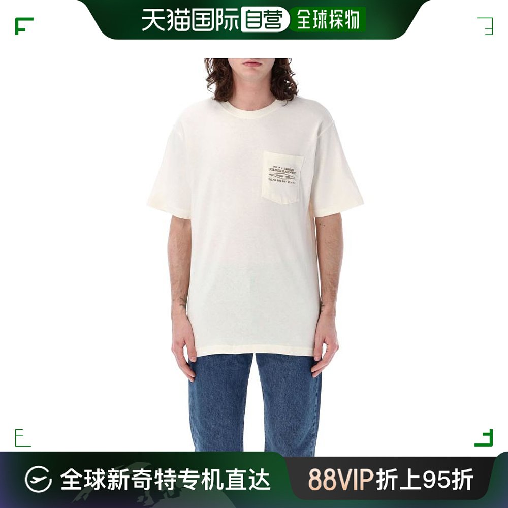 韩国直邮FILSON24SS短袖T恤男24PFMTEE0042C 101 OFF WHITE