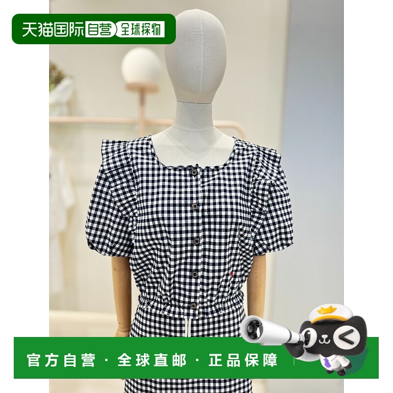 韩国直邮JJ JIGOTT [釜山] [JJGOTT] 荷叶边方领圆领上衣 GR5A0BL