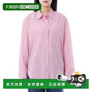 府绸新款 ESS 简易衬衫 WW45892 衬 韩国直邮TOMMY 0D1 HILFIGER