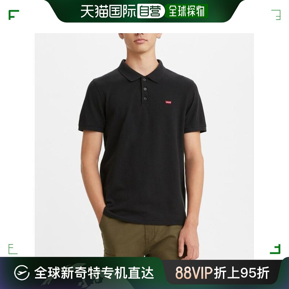 韩国直邮LEVIS T恤[LEVI]共用小型商标领子短袖 T恤 35883-