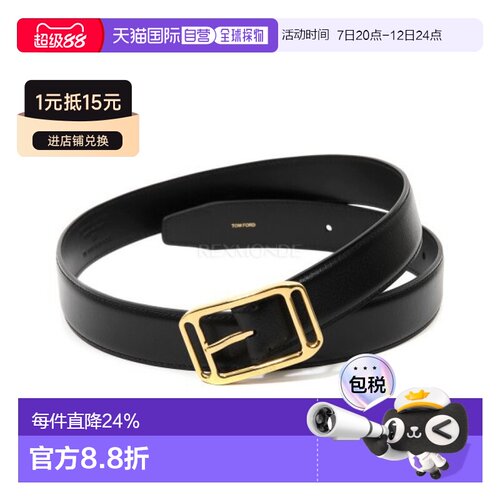 韩国直邮TOMFORD TB308 LCL311X 1N001 腰带