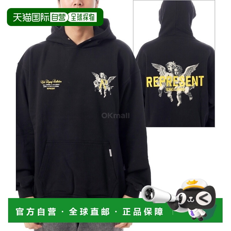 韩国直邮REPRESENT 代表传承天使连帽衫 (MLM100370 01) 连帽/拉