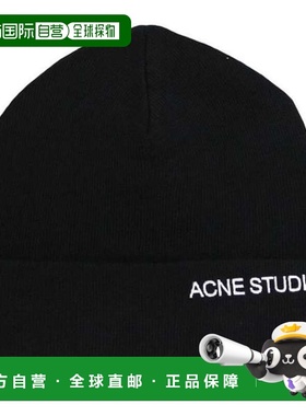 韩国直邮Acne Studios [阿克内] 徽标刺绣羊毛帽 C40334_900