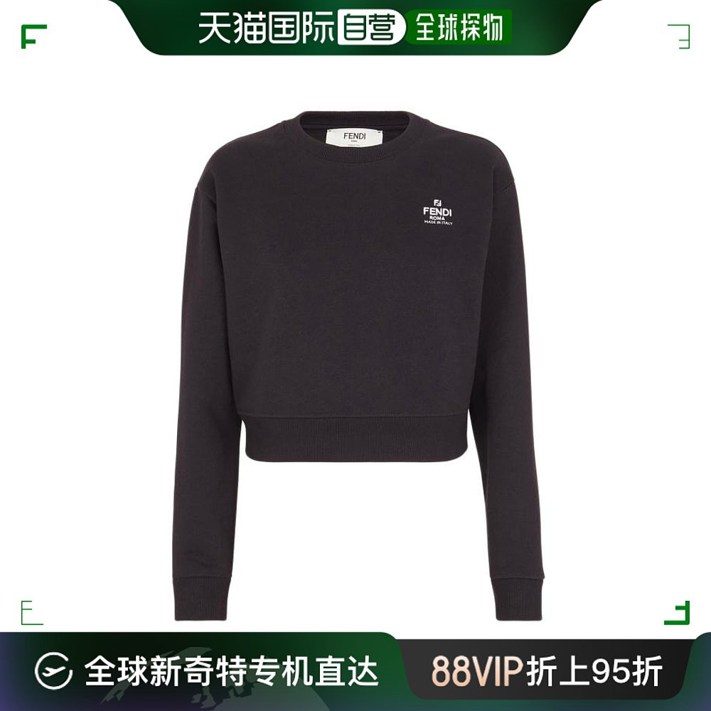 韩国直邮FENDI24SS连帽衫连帽卫衣女FS9648AOE3 F0GMEBlack