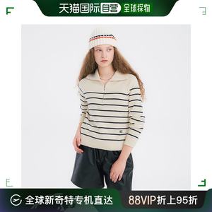 韩国直邮OLIVE DES OLIVE毛衣 Stripe/Zip-Up/OK3WCP039