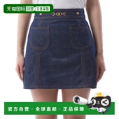 韩国直邮CELINE 裙子 07IA 原色水洗牛仔吊带迷你裙 RJ0330842