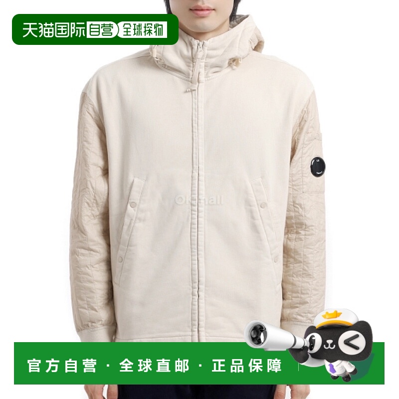 韩国直邮CP COMPANY 斜纹凸起羊毛连帽卫衣 (19CMSS054A 005835M
