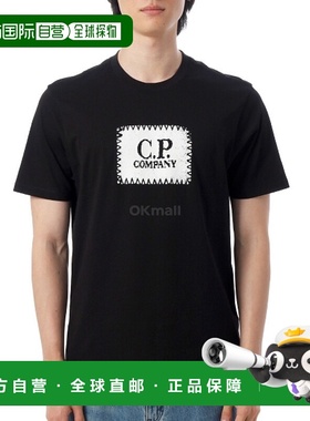 韩国直邮CP COMPANY 30/1 球衣徽标标签 T 恤 (18CMTS029A 005100