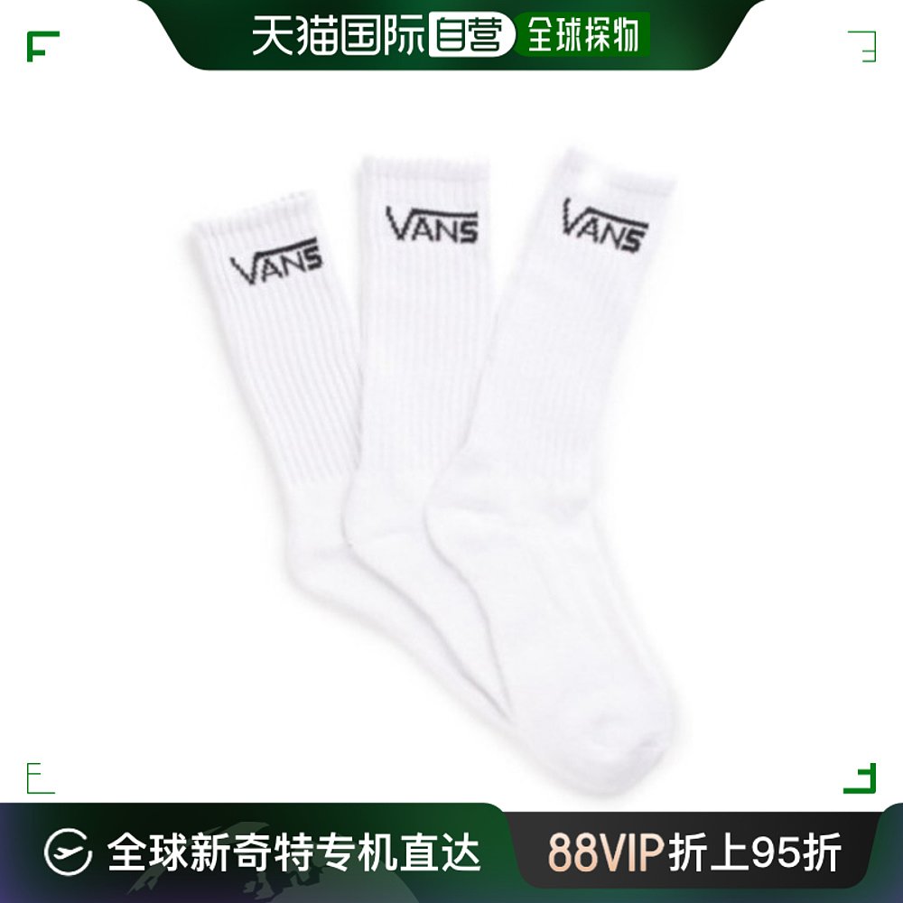 韩国直邮Vans 运动袜 [VANS] 商标 袜子 3个套装 VN000XRZWHT