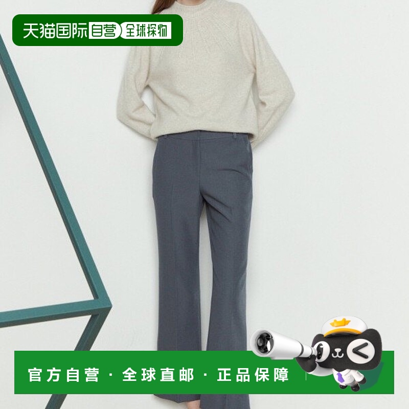 韩国直邮THE IZZAT [THEIZAP]开衩细节半截脚长裤 IMAA0SL08A_DG