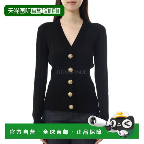 韩国直邮BALMAIN GF1KL166KJ45 0PA 开襟衫针织衫