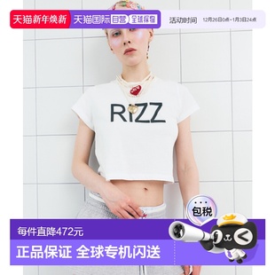 T恤CA25AST002WHF CALIE女士女装 LIZZ WHIT 韩国直邮AS SHIRT