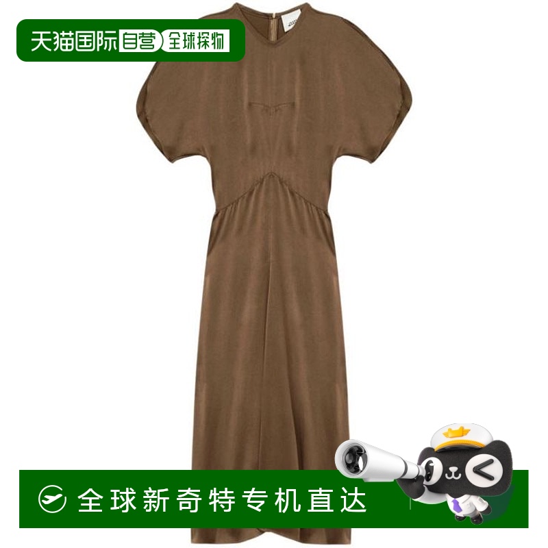 韩国直邮ISABEL MARANT25SS中长连衣裙女RO0681FAC1J04I 50BZ BRO