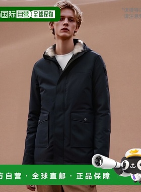 韩国直邮Nobis Yves Navy Blue Down Jacket/Insulated Coat外套