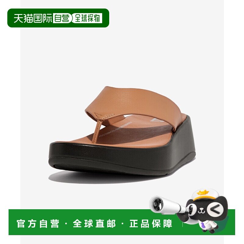 韩国直邮FITFLOP 女士女鞋F-Mode Leather Flatform Toe-Post Sand