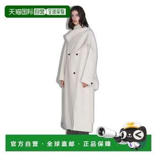 韩国直邮LOEUVRE 女士女士精品 Belted Wool Herringbone Muffler