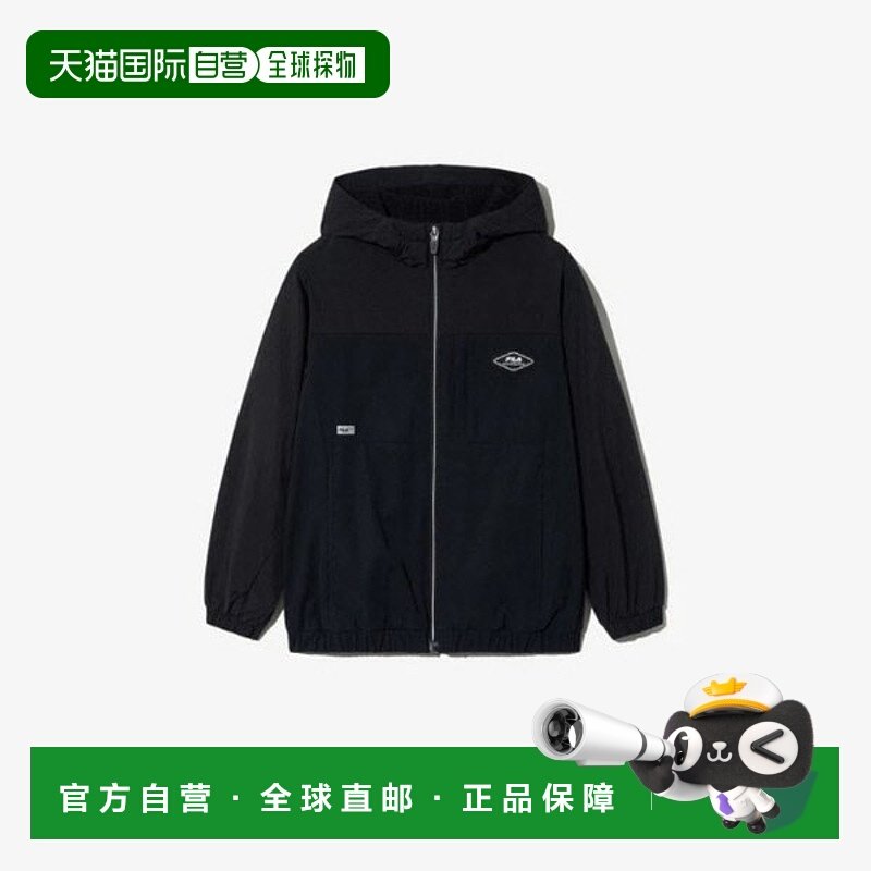 韩国直邮FILA Wheela 儿童夹克 TQJ FK2WTG4301M-BLK PF 梭织保暖