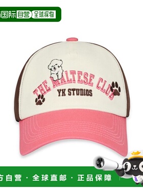 韩国直邮WAIKEI韩国小众设计师狗狗图案时尚日常棒球帽YK23SSAC04