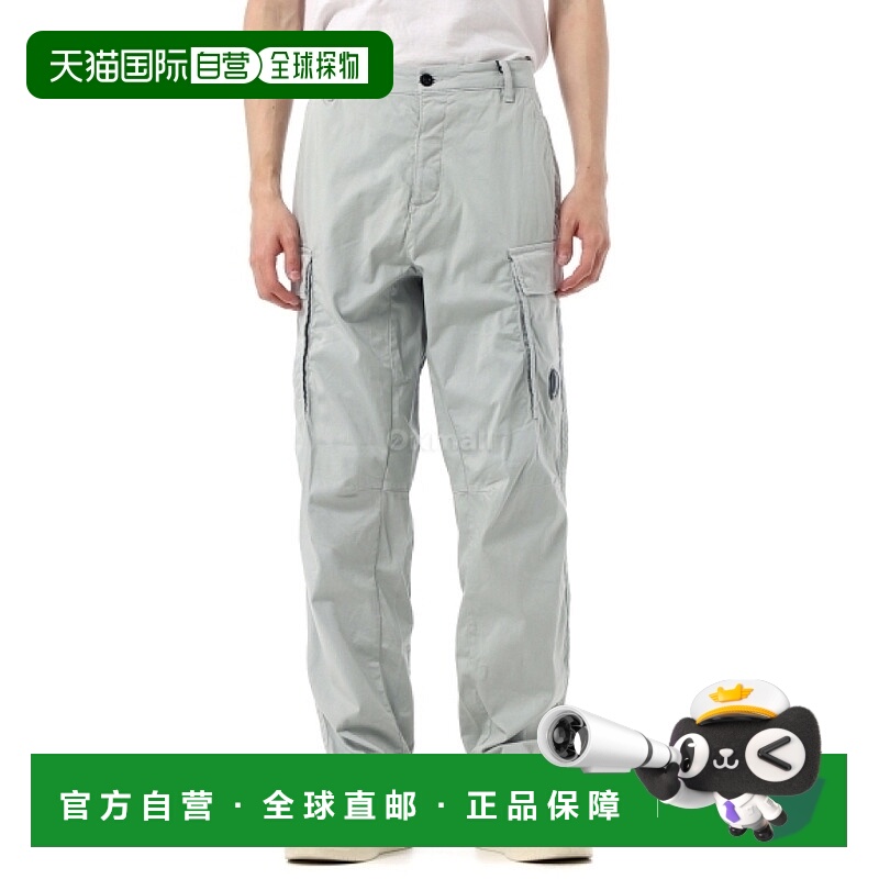韩国直邮CP COMPANY 弹力棉缎宽松工装裤 (18CMPA166A 005694G 80