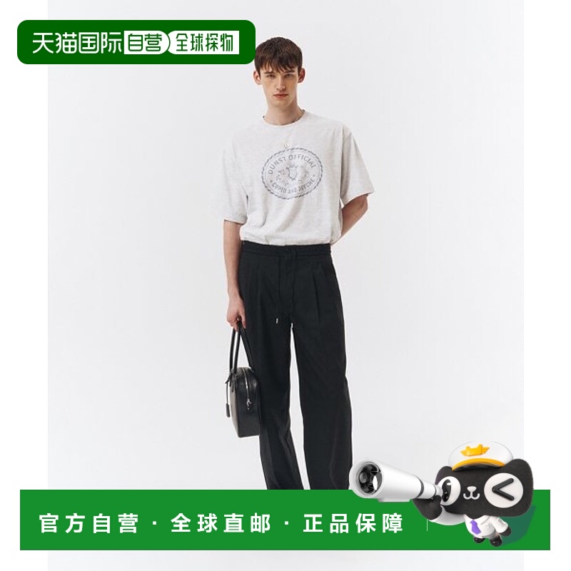 韩国直邮Dunst2023秋冬新品中性风经典男士西装裤UDPA3B326BK外穿