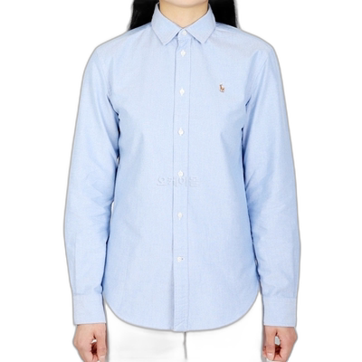 韩国直邮polo ralphlauren女款LOGO刺绣牛津衬衫棉211891377001