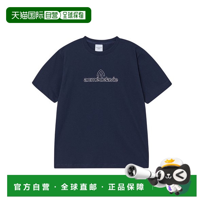 韩国直邮acme de la vie Logo-short-sleeve-rounding-symbolROUN