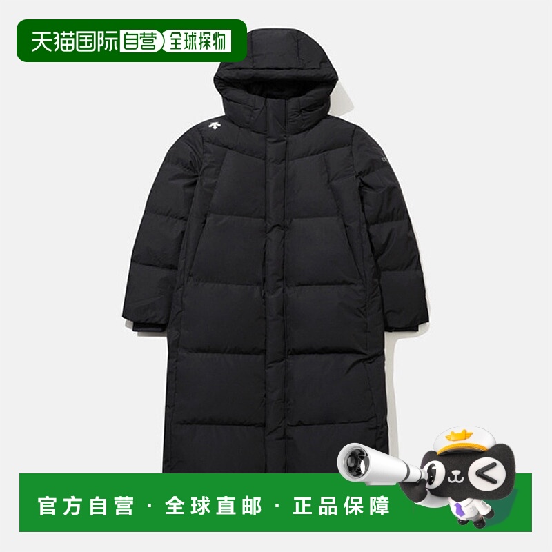 韩国直邮DESCENTE/迪桑特 Logo中长款连帽防水羽绒服SP323XDJ92