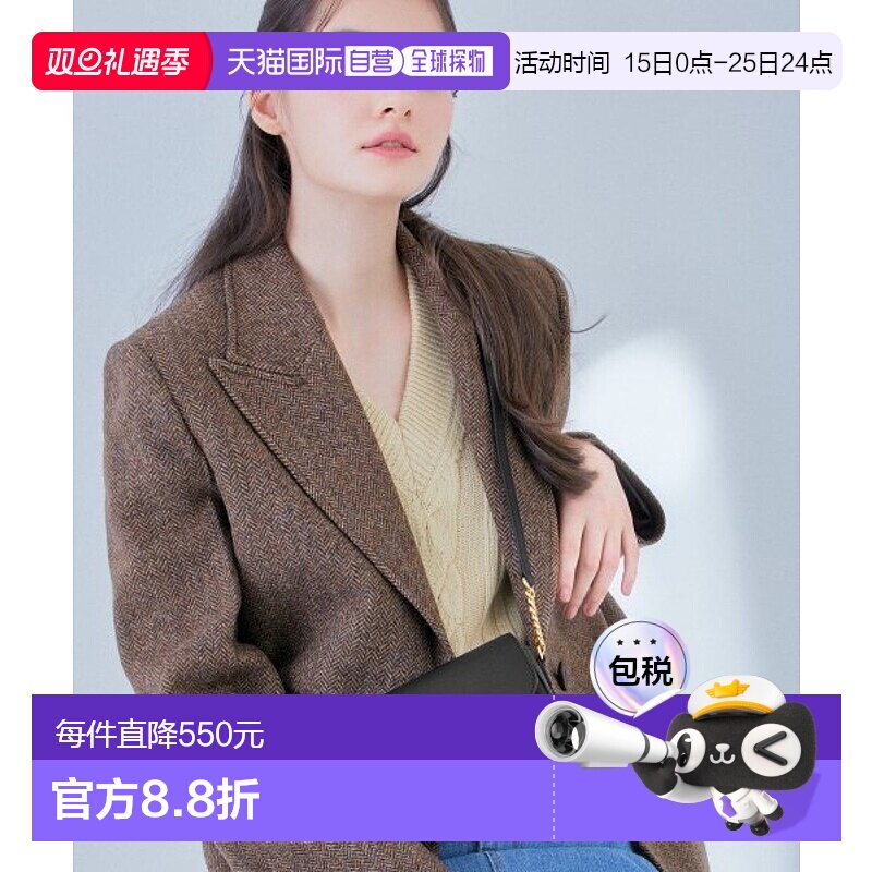 韩国直邮J.ESTINA 新款iu同款精致手提斜挎链条包