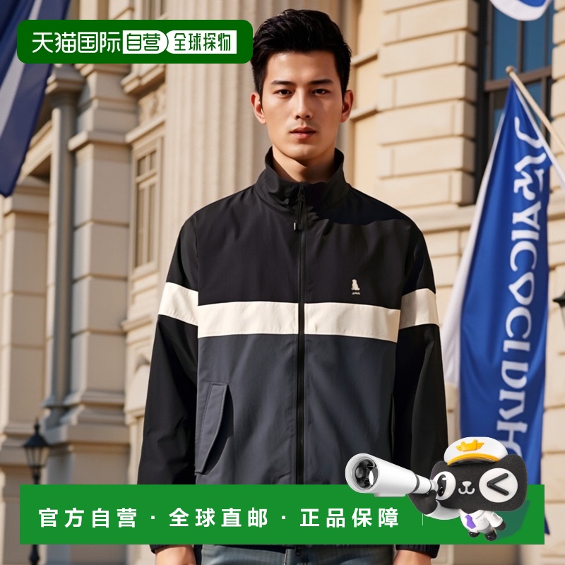 韩国直邮YALE RECYCLE NYLON TRACK BLOUSON BLACK运动卫衣/套头Y