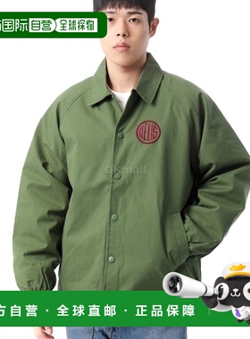 韩国直邮DEUS Pill 徽标教练夹克 (DMF246748-PIN) 夹克高端流行