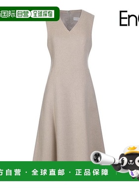 韩国直邮EnC [ENC] 羊毛和羊绒喇叭无袖长裙_ENOW34T55AOT连衣裙