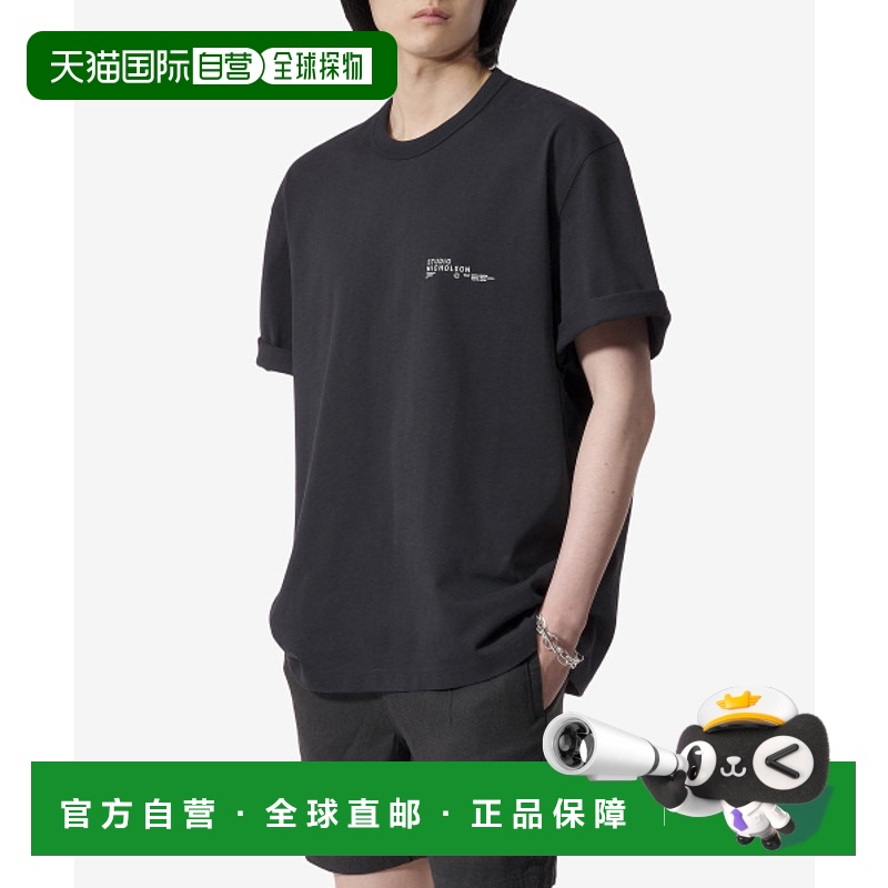 韩国直邮STUDIO NICHOLSON 男士T恤MODULESNM1167DKTNAVYSS24男装