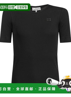 韩国直邮Gani 短袖T恤 T4012099 黑色