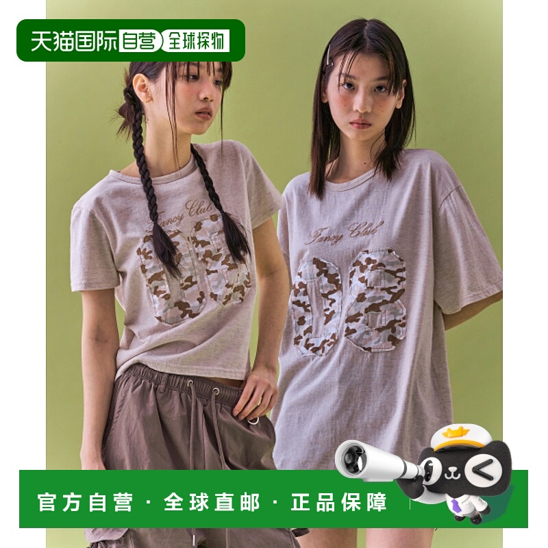 韩国直邮NASTY FANCY CLUB街头辣妹潮牌24休闲时尚秋冬新款T恤F24