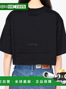 韩国直邮msgm 通用 上装T恤短袖深蓝色