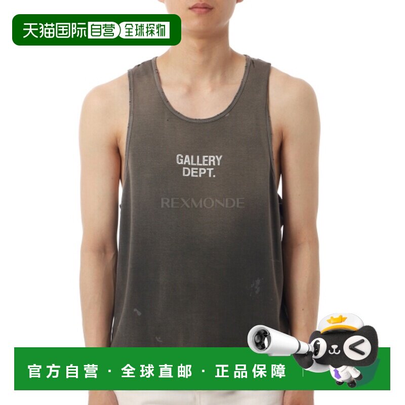 韩国直邮Gallery Dept. TOP-006 日晒褪色黑 无袖的背心